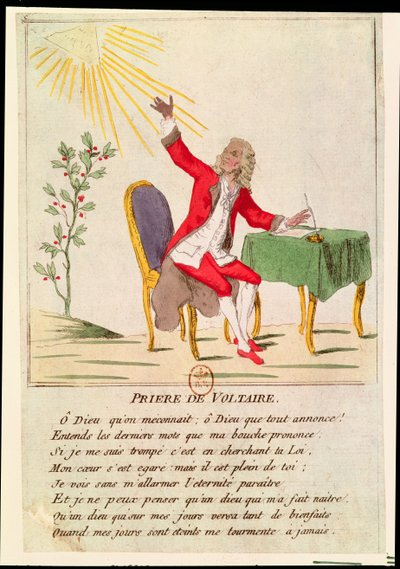 La Preghiera di Voltaire da French School